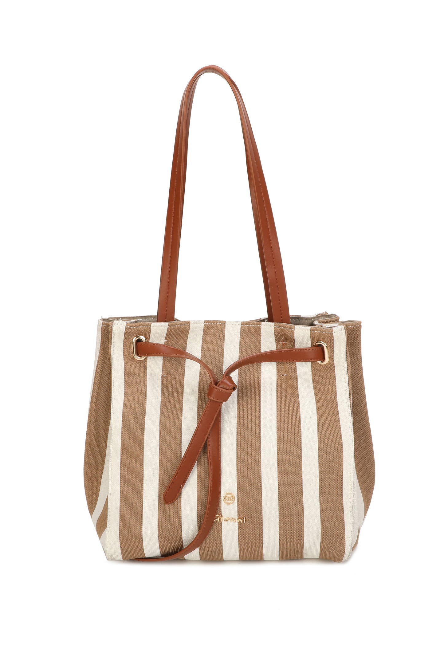 Striped Shopper Bag