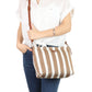 Striped Shopper Bag