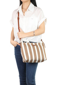 Striped Shopper Bag
