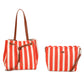 Striped Shopper Bag