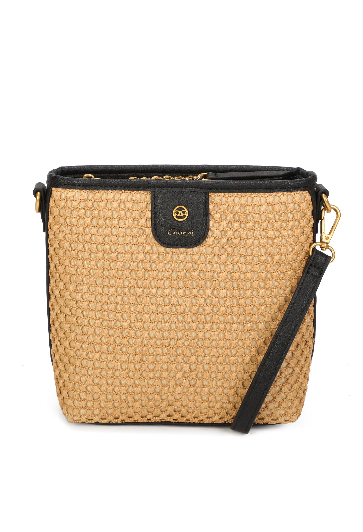 Straw Crossbody Bag