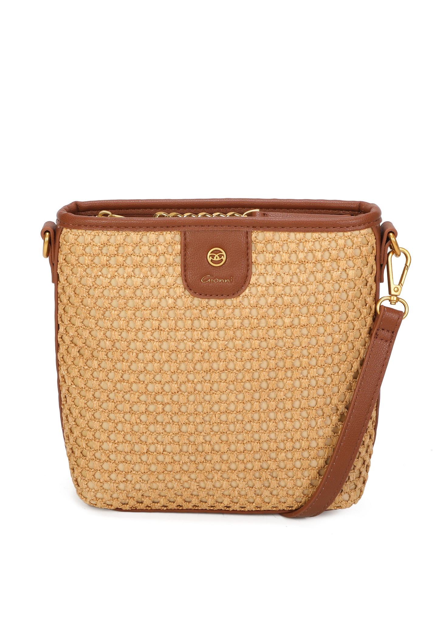 Straw Crossbody Bag