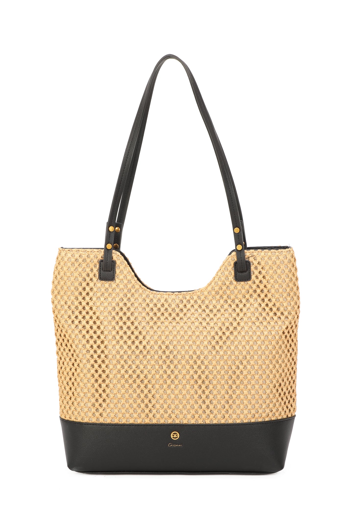 Large Straw Shopper Bag