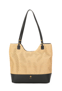 Large Straw Shopper Bag