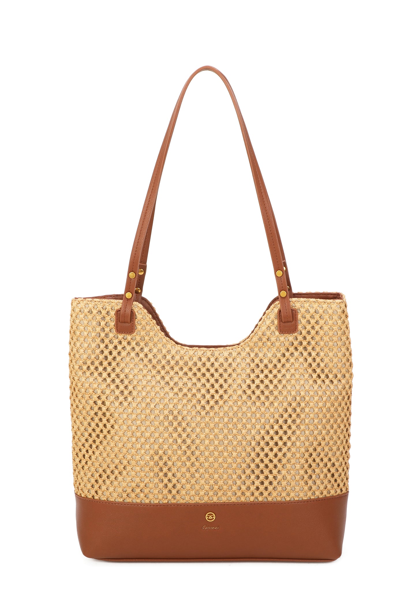 Large Straw Shopper Bag