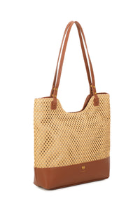 Large Straw Shopper Bag