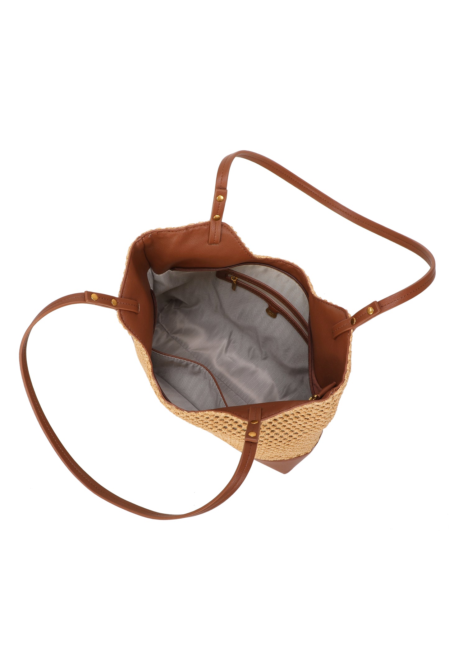 Large Straw Shopper Bag