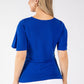 Peach Cowl Neck Top