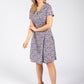 Ditsy Print Short Dress