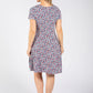 Ditsy Print Short Dress