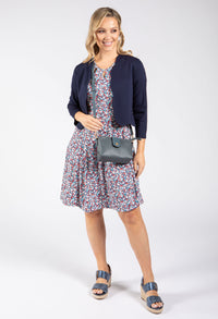 Ditsy Print Short Dress