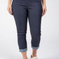 Denim Look Slim Fit Trousers