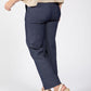 Denim Look Wide Leg Trousers
