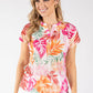 Tropical Fine Knit Top