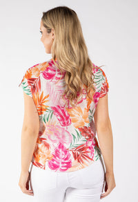 Tropical Fine Knit Top