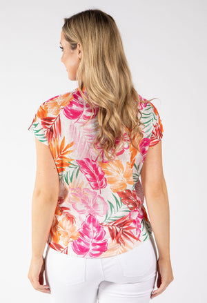 Tropical Fine Knit Top