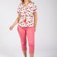 Cerese Cherry Print Top