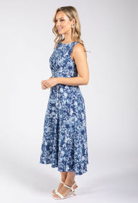 Sleeveless Floral Midi Dress