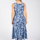 Sleeveless Floral Midi Dress