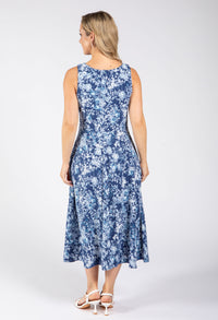 Sleeveless Floral Midi Dress