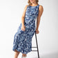 Sleeveless Floral Midi Dress