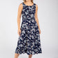 Sleeveless Floral Print Dress