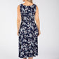 Sleeveless Floral Print Dress