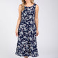 floral navy dress