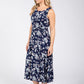 Sleeveless Floral Print Dress