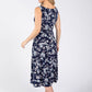 Sleeveless Floral Print Dress