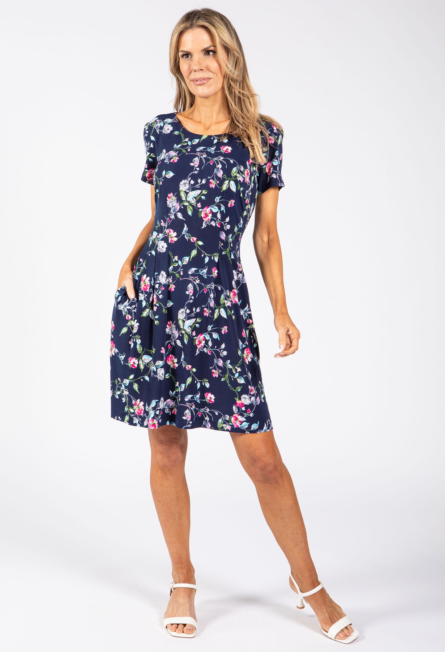 Floral Print Short Dress