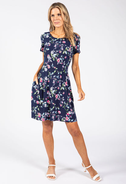 Floral Print Short Dress