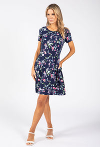 Floral Print Short Dress