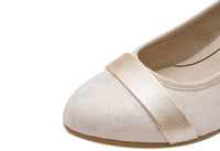 Shimmer Strap Court Heel