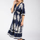 Linen Look Midi Dress