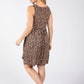Ditsy Print Sleeveless Dress