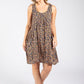 Ditsy Print Sleeveless Dress