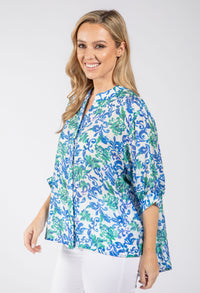 Antique Print Relaxed Fit Shirt