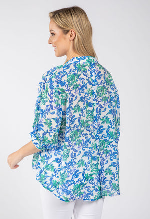 Antique Print Relaxed Fit Shirt