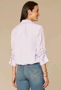 Button Down Striped Woven Shirt