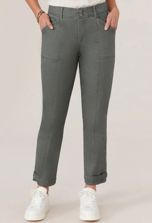 "Ab"solution High Rise Tapered Utility Trouser