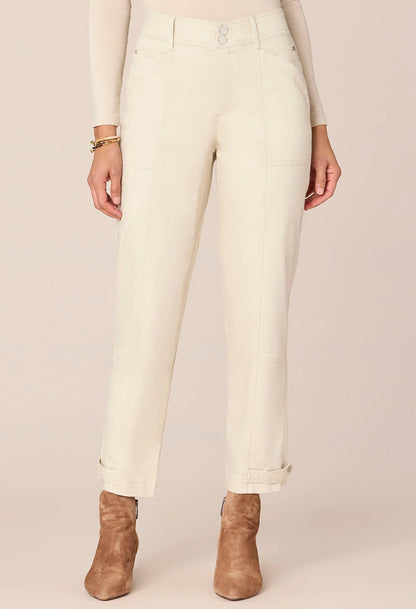 "Ab"solution High Rise Tapered Utility Trouser