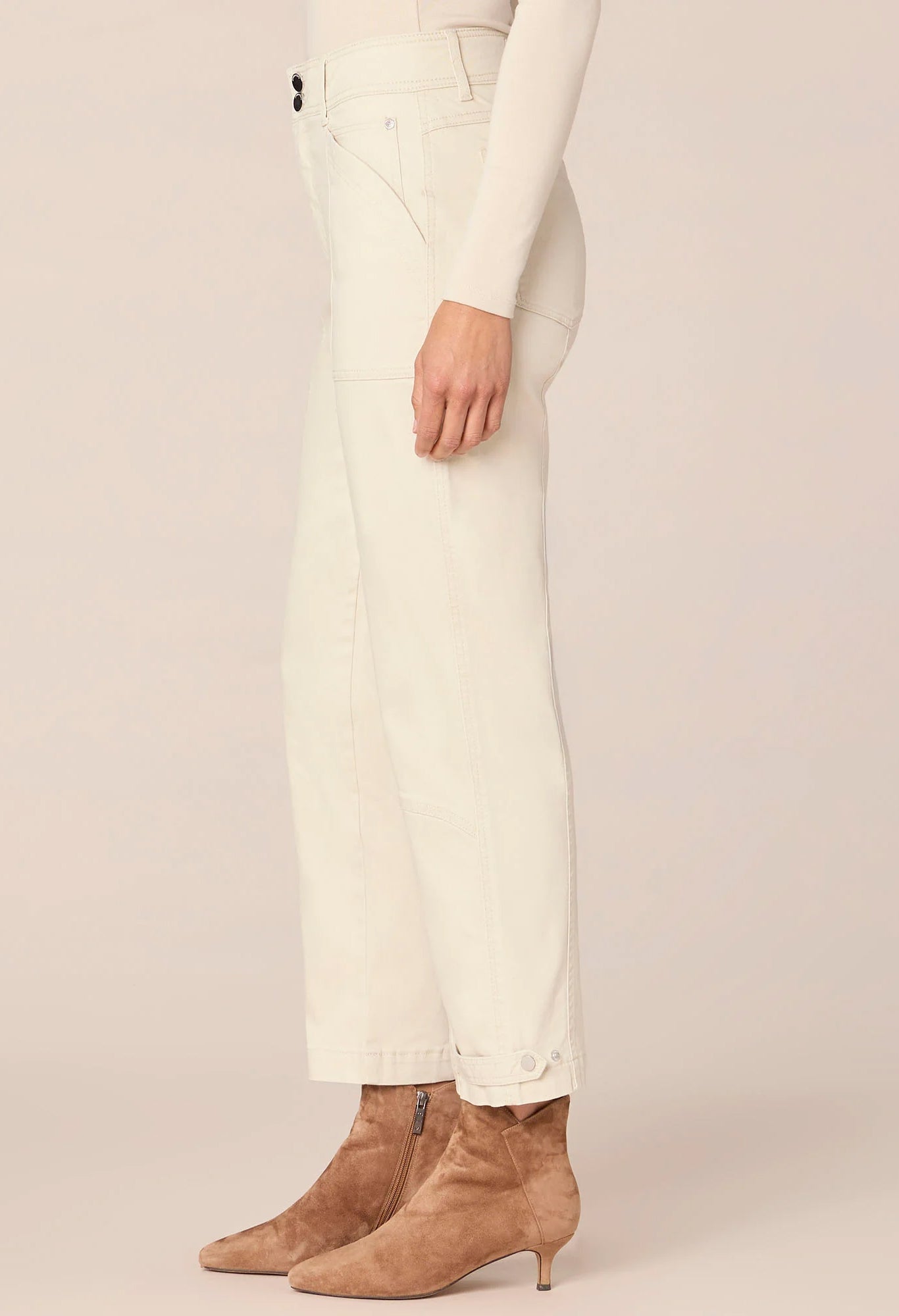 "Ab"solution High Rise Tapered Utility Trouser