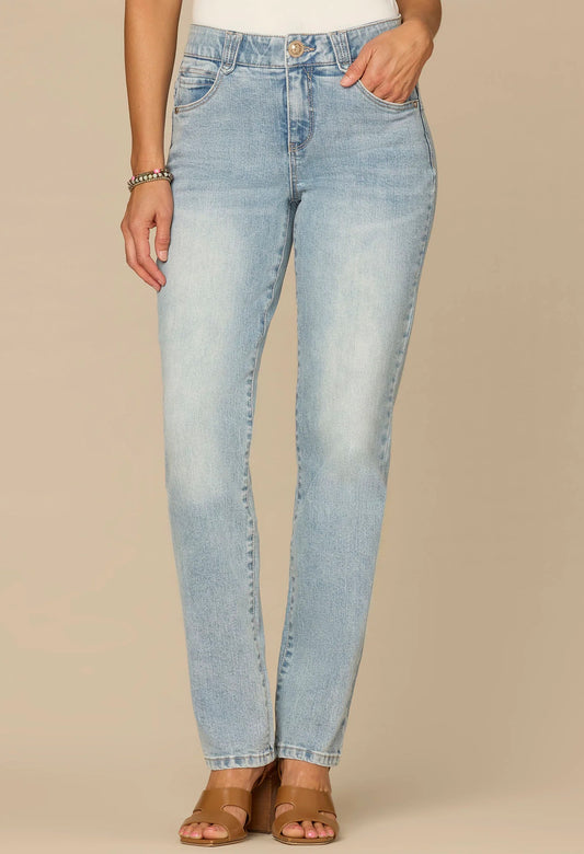 “Ab”solution® Mid-Rise Booty Lift Straight Leg Jeans