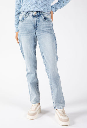 “Ab”solution® Mid-Rise Booty Lift Straight Leg Jeans