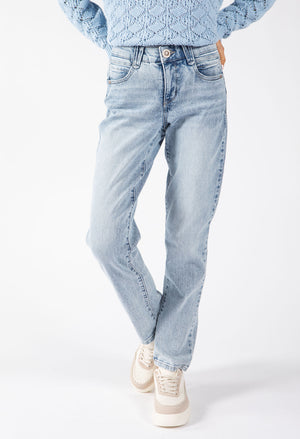 “Ab”solution® Mid-Rise Booty Lift Straight Leg Jeans