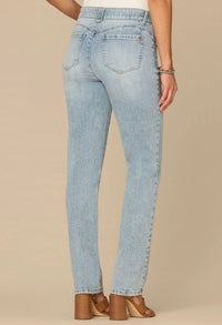 “Ab”solution® Mid-Rise Booty Lift Straight Leg Jeans