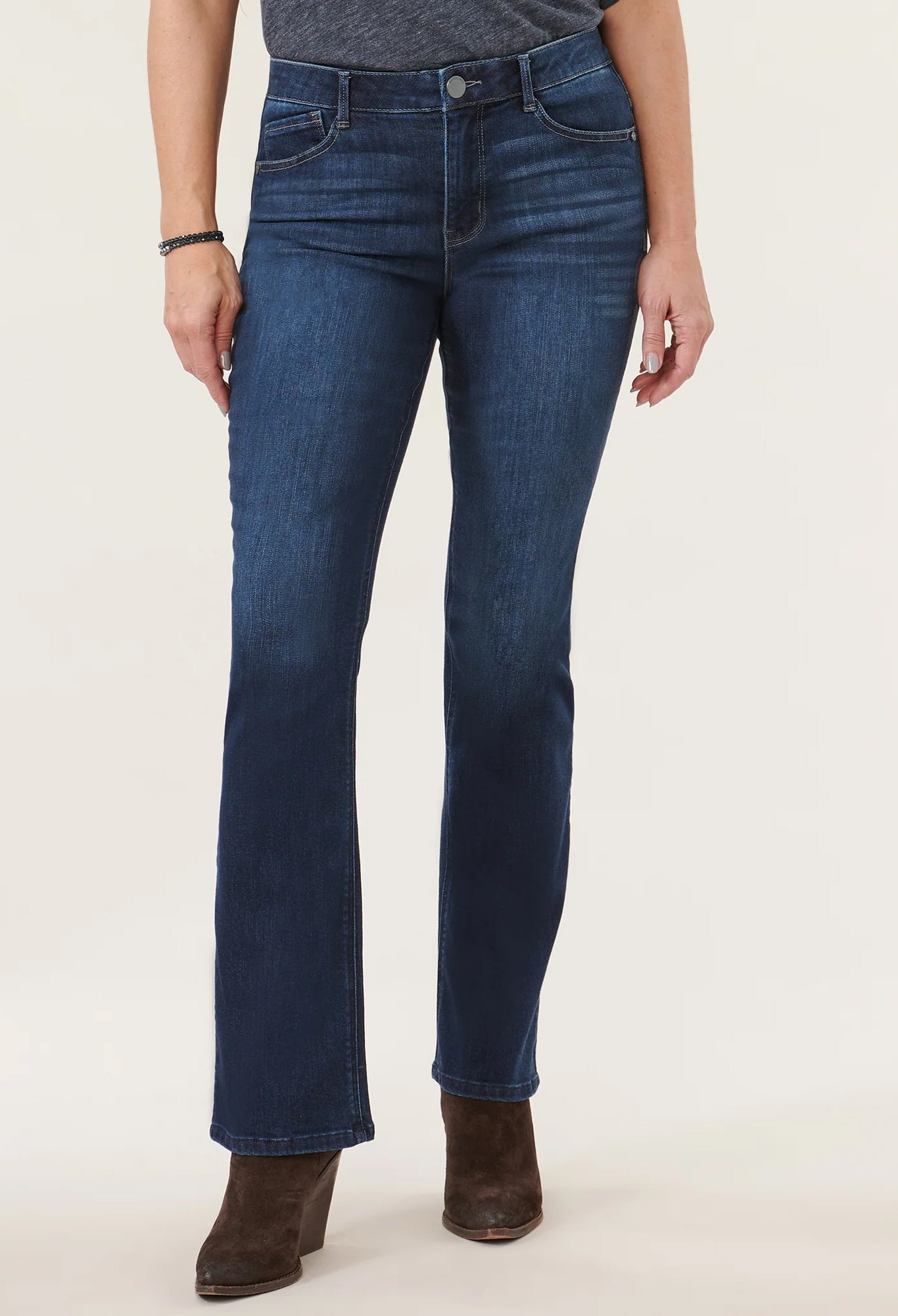 "Ab"solution® High Rise Itty Bitty Boot Jean