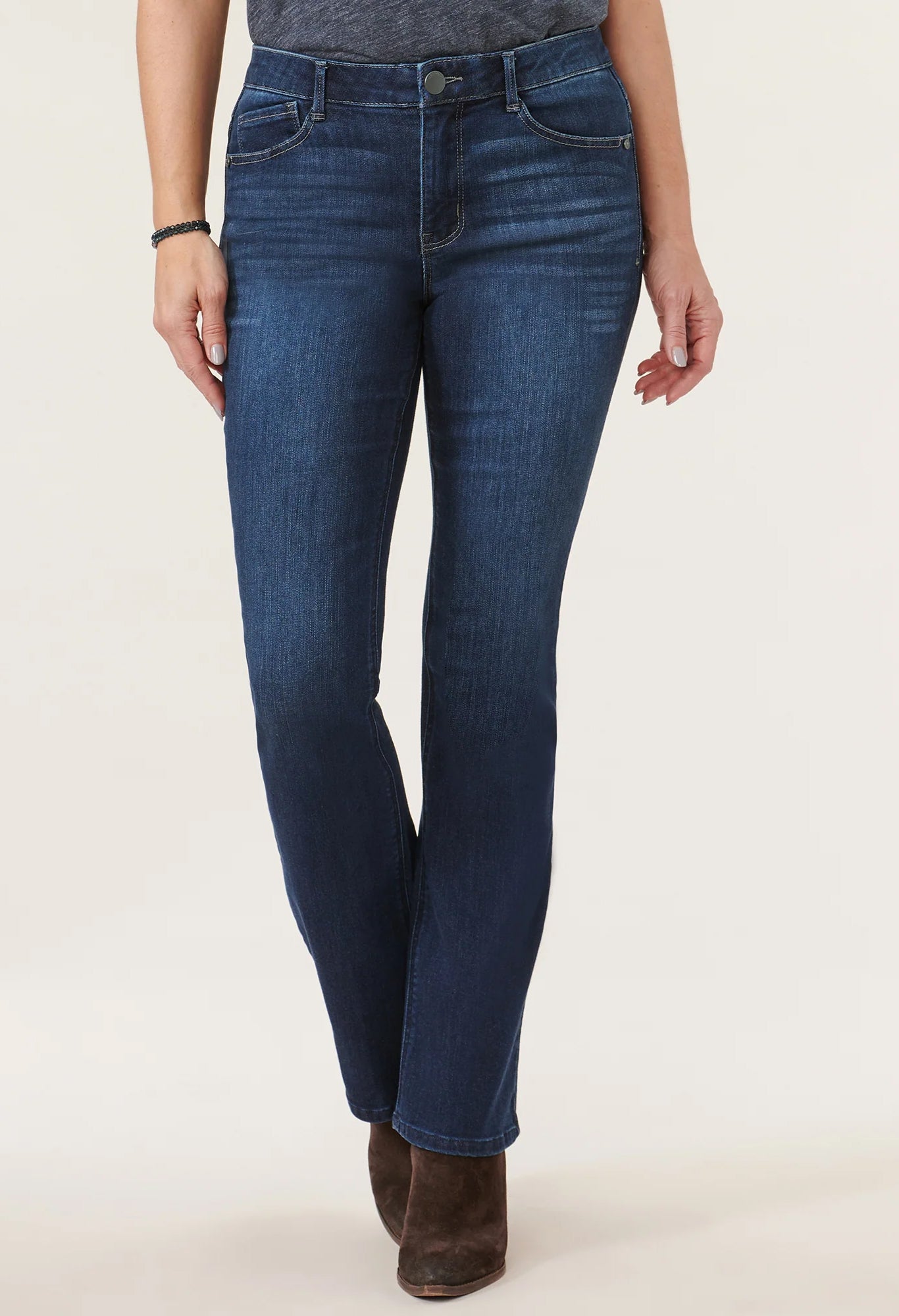 "Ab"solution® High Rise Itty Bitty Boot Jean