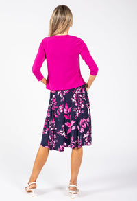 2 Piece Leaf Print Dress